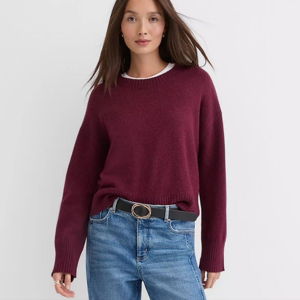 LOFT Long Sleeve Lightweight Crewneck Sweater New With Tags